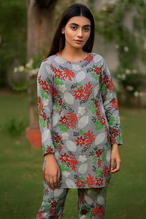 Kamal - 2-PC ALL OVER PRINTED POLO COTTON - KM0053