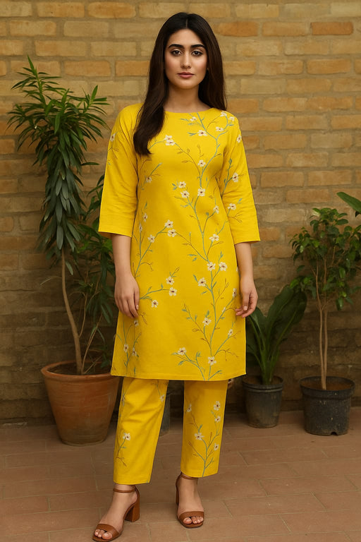 Kamal - 2-PC ALL OVER PRINTED POLO COTTON - KM0056