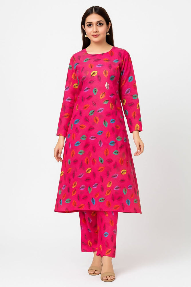 Kamal - 2-PC ALL OVER PRINTED POLO COTTON - KM0059