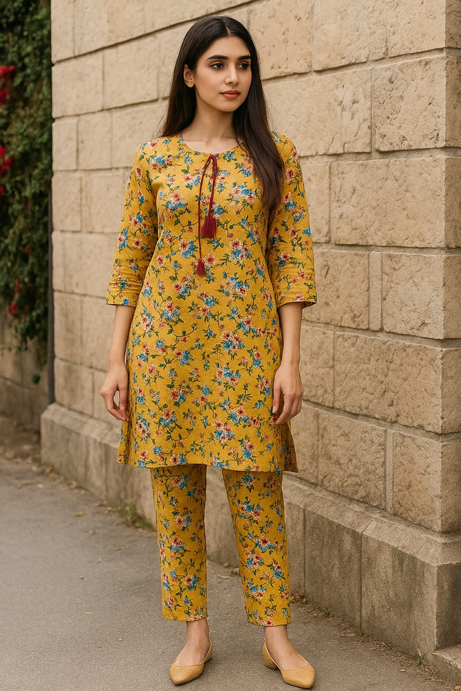 Kamal - 2-PC ALL OVER PRINTED POLO COTTON - KM0061
