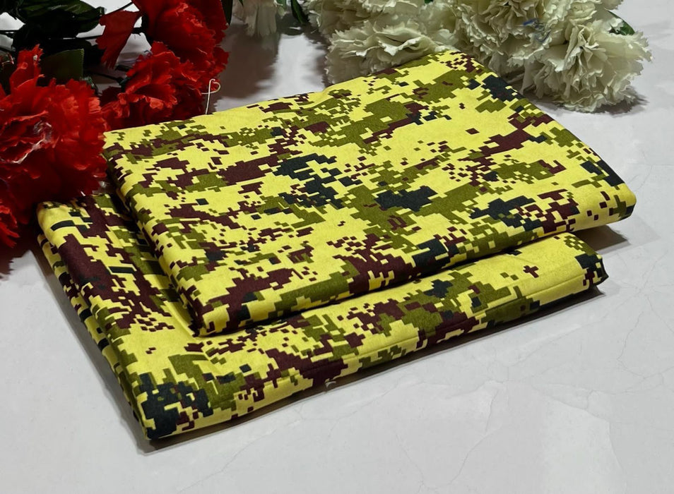 Kamal - 2-PC ALL OVER PRINTED POLO COTTON - KM0047