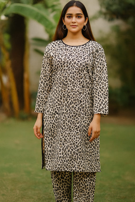 Kamal - 2-PC ALL OVER PRINTED POLO COTTON - KM0068