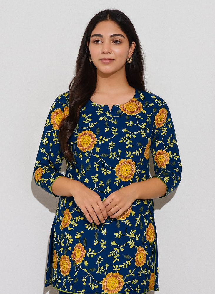 Kamal - 2-PC ALL OVER PRINTED POLO COTTON - KM0069