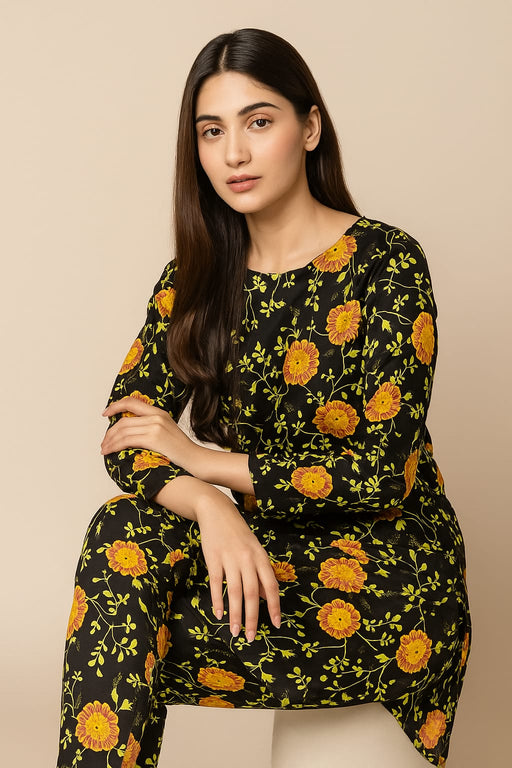 Kamal - 2-PC ALL OVER PRINTED POLO COTTON - KM0071