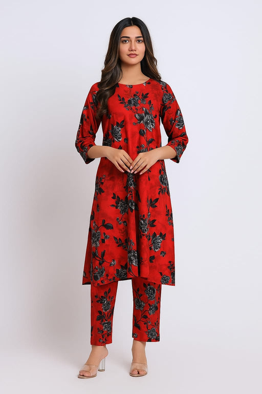 Kamal - 2-PC ALL OVER PRINTED POLO COTTON - KM0072