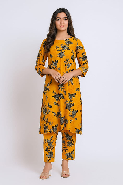 Kamal - 2-PC ALL OVER PRINTED POLO COTTON - KM0073