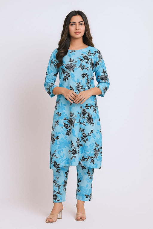 Kamal - 2-PC ALL OVER PRINTED POLO COTTON - KM0074