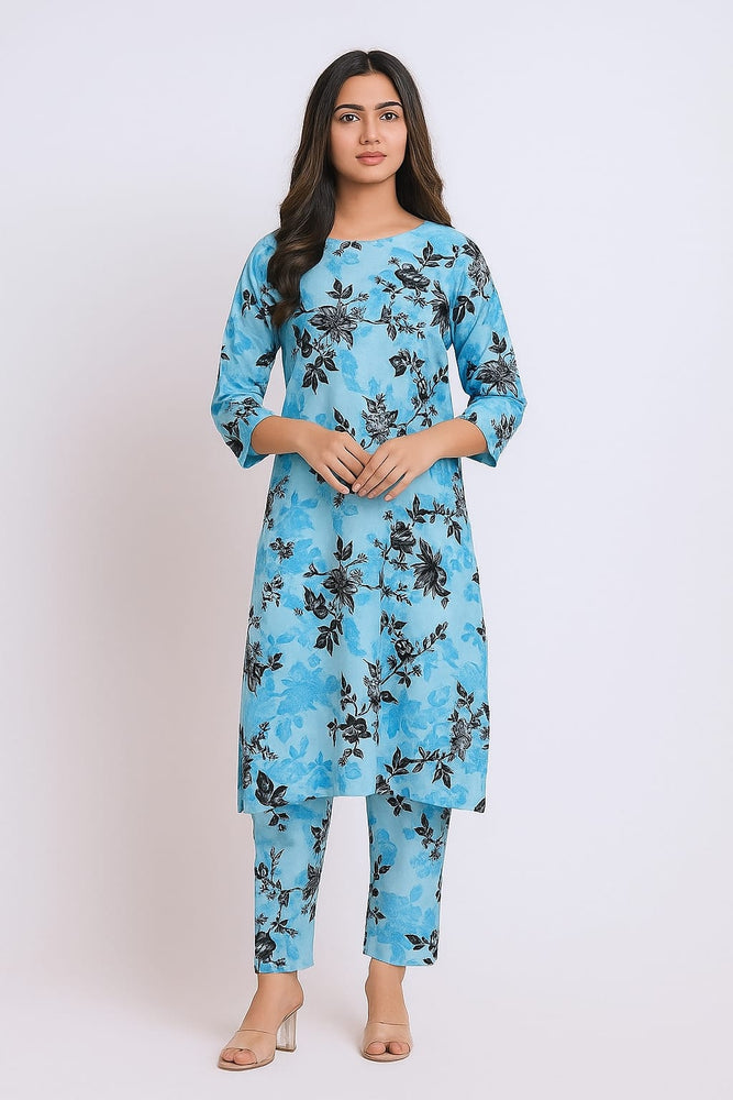 Kamal - 2-PC ALL OVER PRINTED POLO COTTON - KM0074