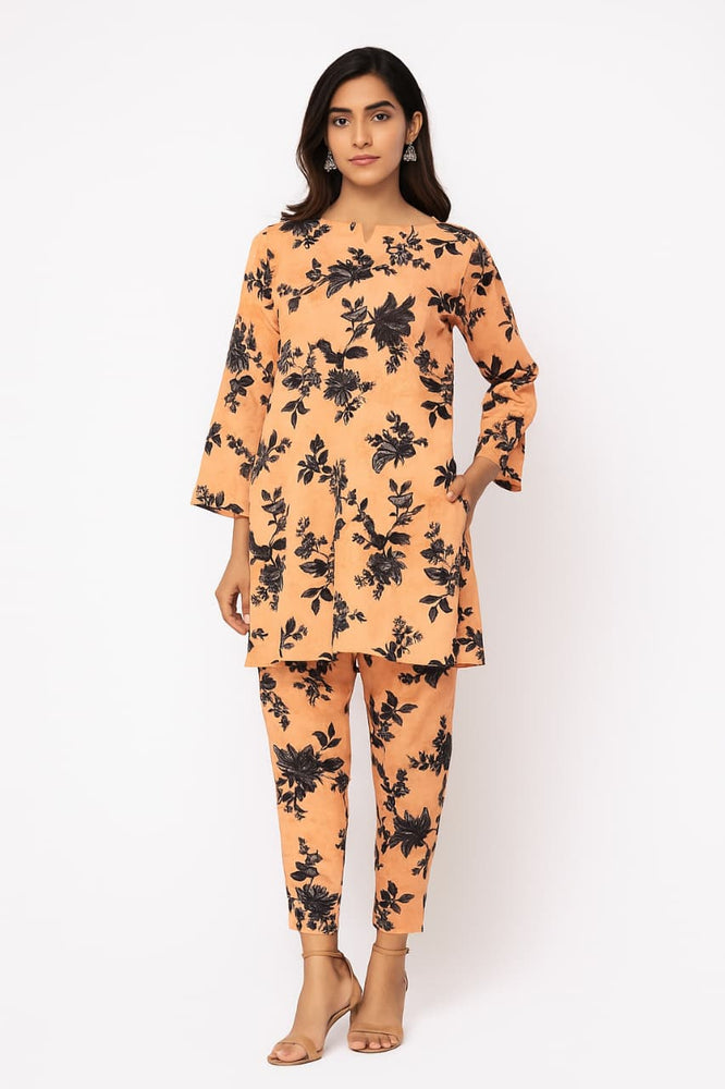 Kamal - 2-PC ALL OVER PRINTED POLO COTTON - KM0078