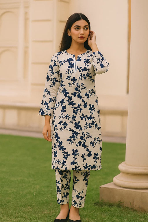 Kamal - 2-PC ALL OVER PRINTED POLO COTTON - KM0050