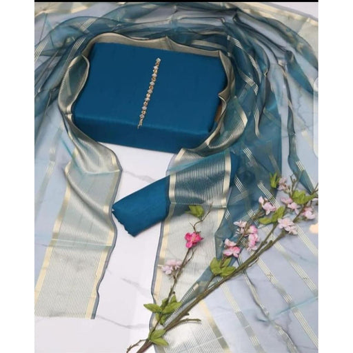 Kamal - 3PC Kattan Silk Suit -Zangali