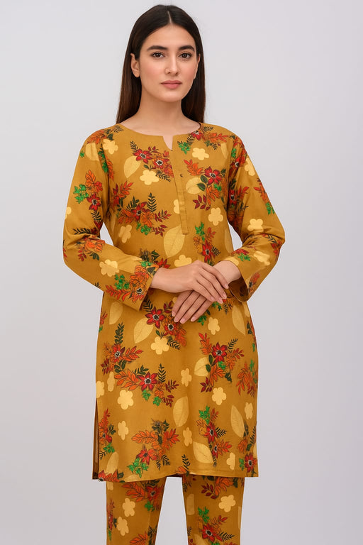 Kamal - 2-PC ALL OVER PRINTED POLO COTTON - KM0051