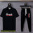 ATS Black Summer Tracksuit for Men