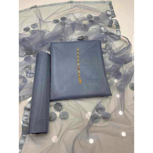 Kamal - 3PC Kattan Silk Suit - KM0041
