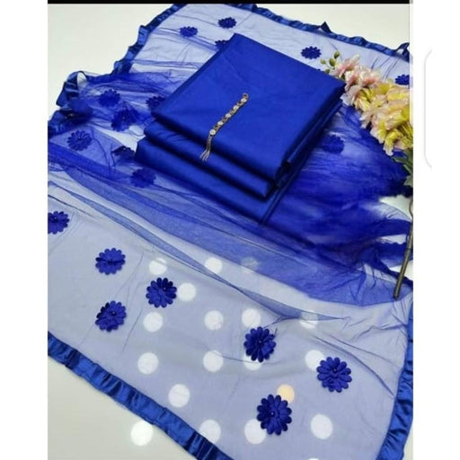 Kamal - 3PC Kattan Silk Suit - KM0033